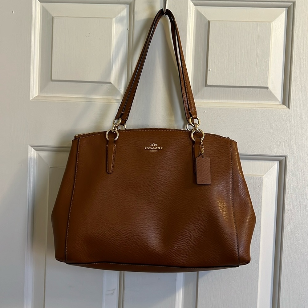 Coach Purse - medium sized Chestnut brown bag, EUC,
